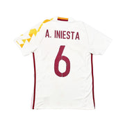 2016/17 Spain A.Iniesta #6 Home Shirt (S) Adidas