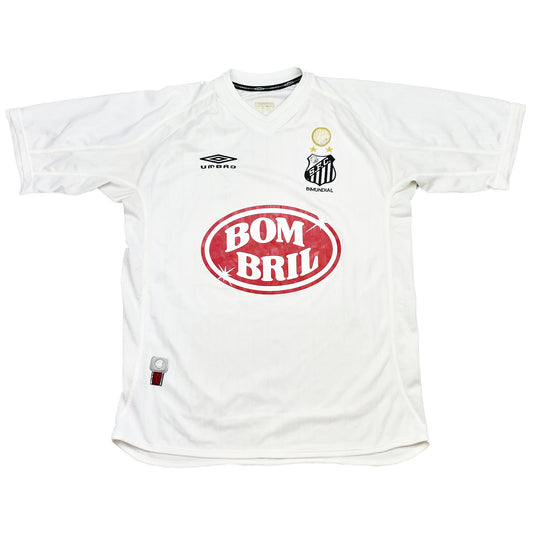 2003 SANTOS #10 HOME SHIRT (L) UMBRO