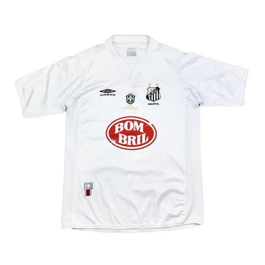2002 SANTOS 'CHAMPIONS' HOME SHIRT (XL) UMBRO