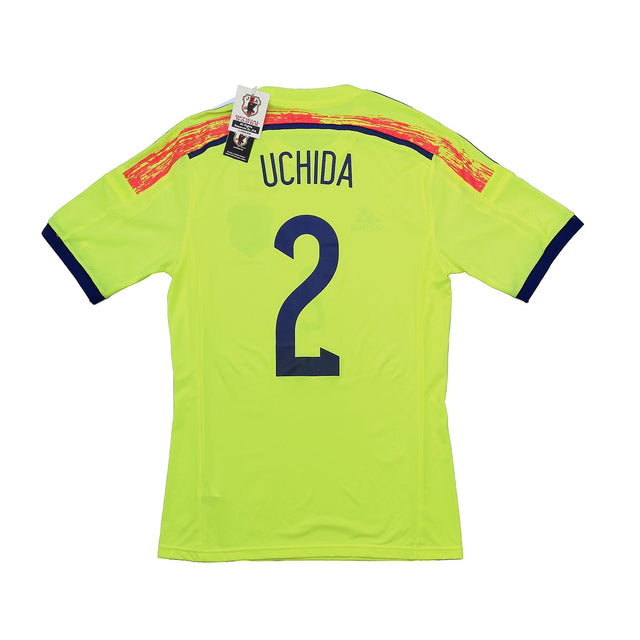 CULT KITS - 2014/15 JAPAN UCHIDA #6 *PLAYER ISSUE* BNWT AWAY SHIRT (M) ADIDAS