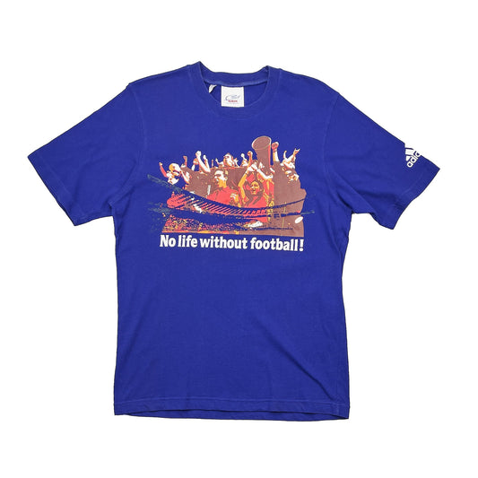 2003 JAPAN ADIDAS 'NO LIFE WITHOUT FOOTBALL' LEISURE T-SHIRT (S)