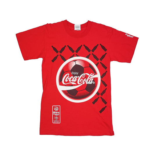 CULT KITS - 1996 COCA COLA EUROS T-SHIRT (S) OM
