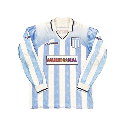 CULT KITS - 1995/96 RACING CLUB L/S HOME SHIRT (L) TOPPER