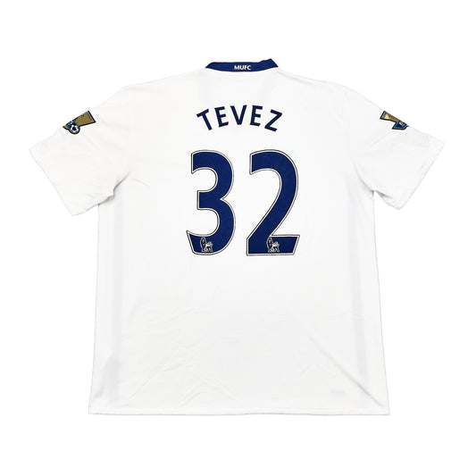 CULT KITS - 2008/09 MANCHESTER UNITED TEVEZ #32 AWAY SHIRT (XXL) NIKE