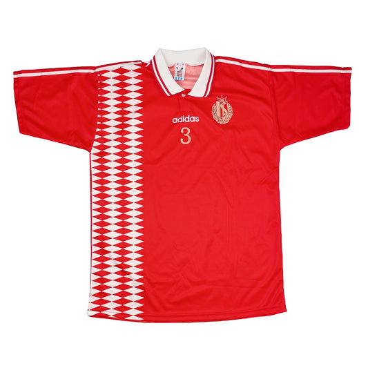 CULT KITS - 1994/95 STANDARD LIEGE #3 HOME SHIRT (XXL) ADIDAS