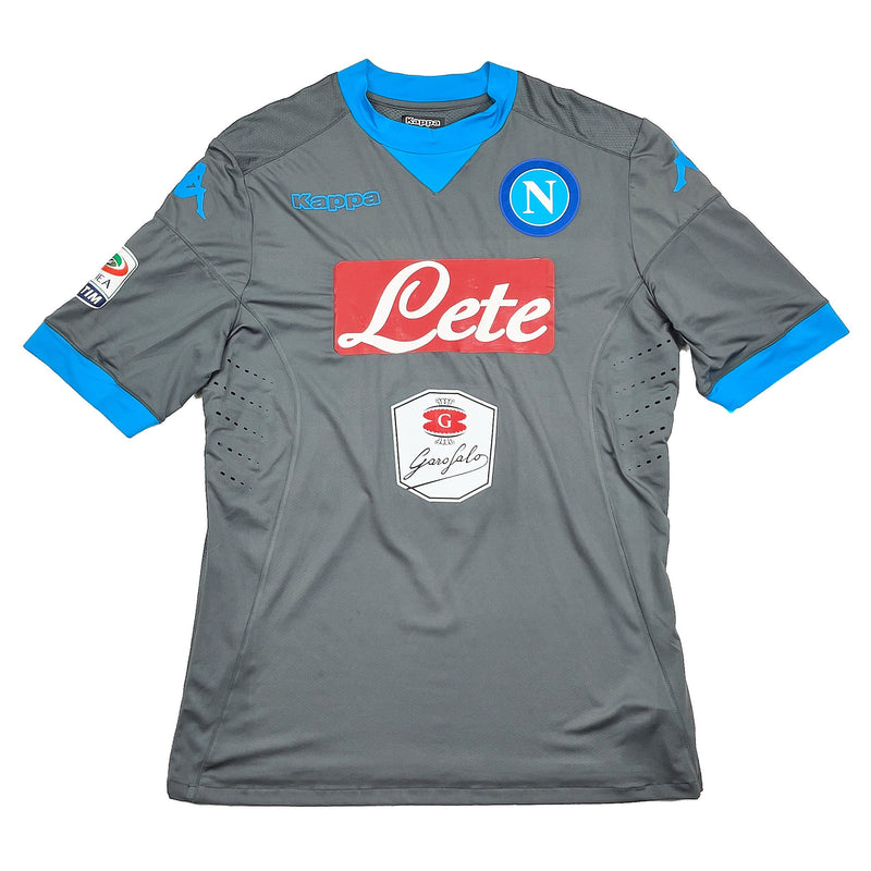 2015/16 Napoli Mertens #14 Authentic Away Shirt (XXL) Kappa