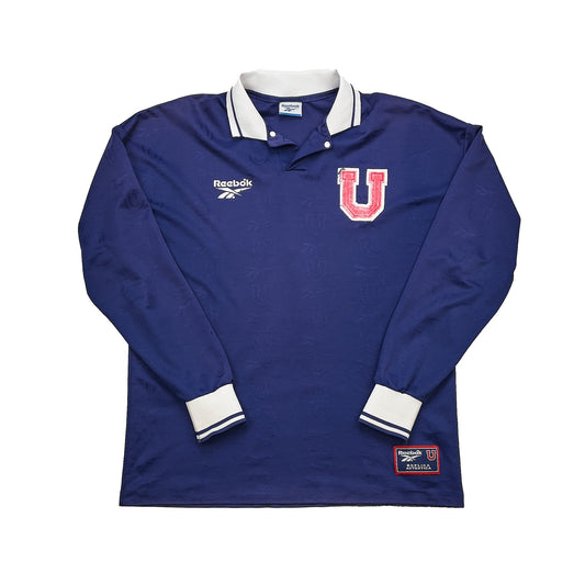 1998/99 UNIVERSIDAD DE CHILE L/S HOME SHIRT (L) REEBOK