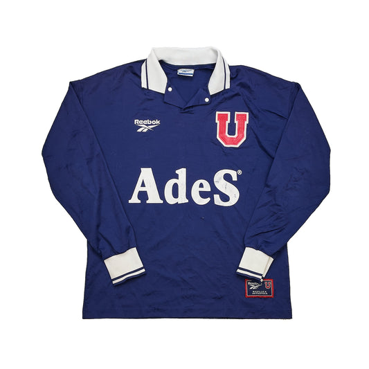 CULT KITS - 1998/99 UNIVERSIDAD DE CHILE L/S HOME SHIRT (M) REEBOK
