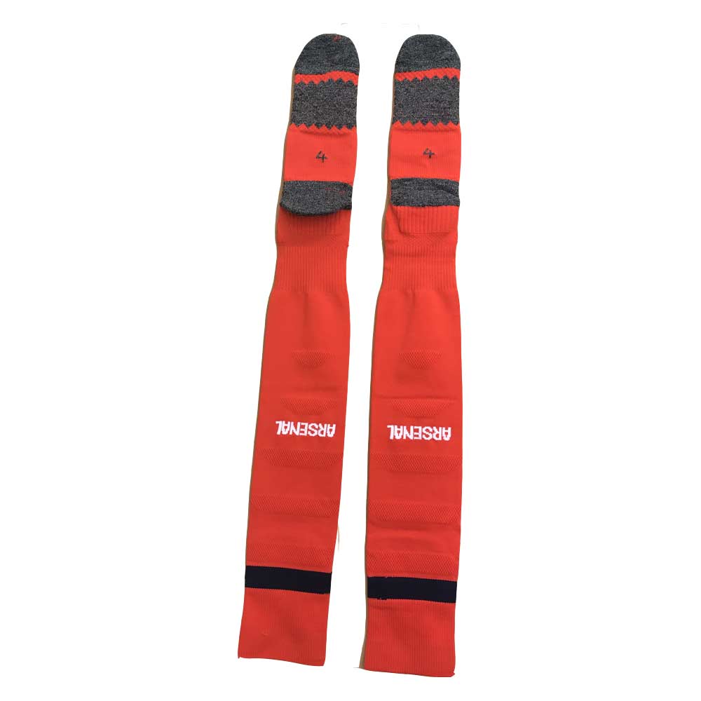 2018-2019 Arsenal Away Football Socks Red_1
