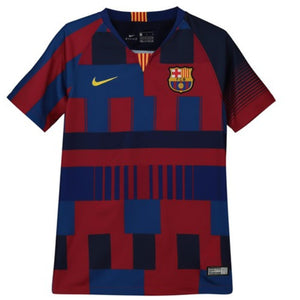 2018-2019 Barcelona Anniversary Nike Shirt (Kids)_0