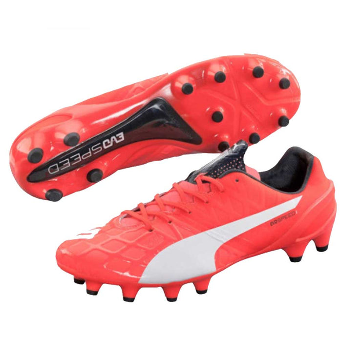 Puma evoSPEED 1.4 Firm Ground Football Boots (Lava Blast)