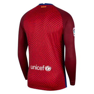 2020-2021 Barcelona Away Goalkeeper Shirt (Red)_1