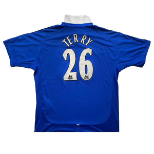 Chelsea 2001-02 Home Shirt SIGNED (Terry #26) ((Very Good) XL)_0