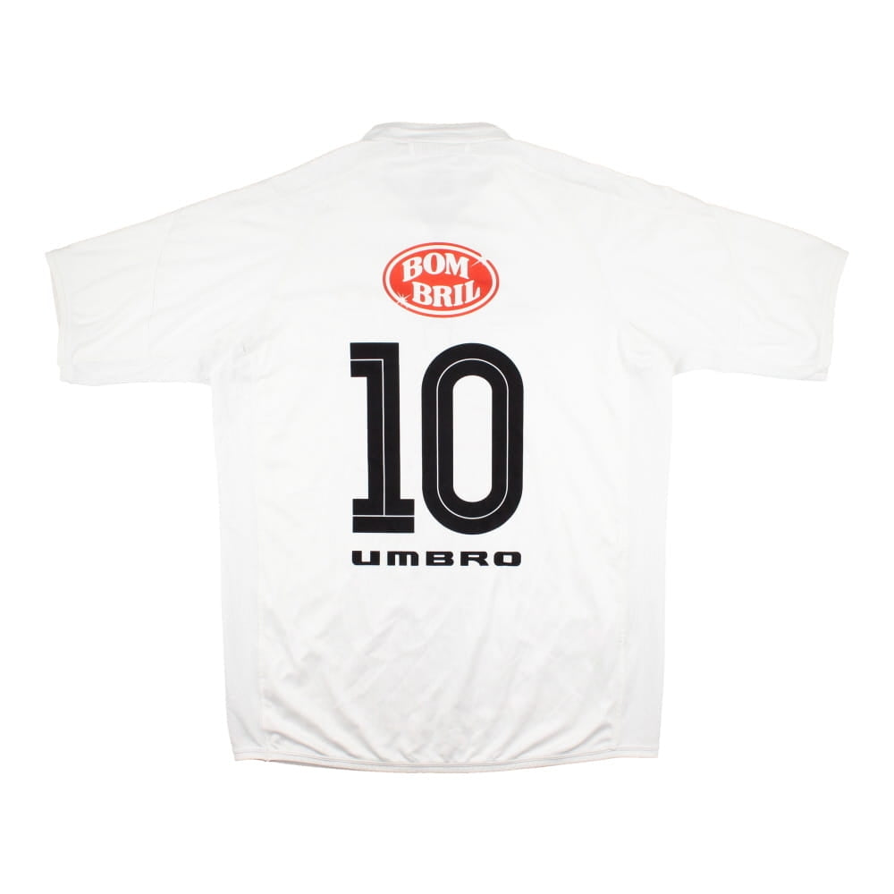 Santos FC 2001-02 Home Shirt (#10) ((Good) L)_1