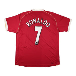 Manchester United 2006-2007 Home Shirt (Ronaldo 7) ((Excellent) XL)_0