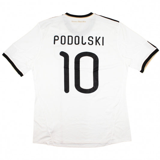 Germany 2010-11 Home Shirt (Podolski #10) ((Excellent) XXL)_0