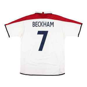 England 2003-05 Home Shirt (Beckham #7) ( ((Very Good) L)_0