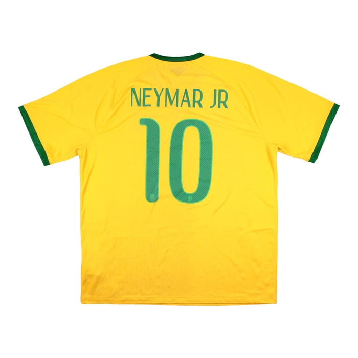 Brazil 2014-15 Home Shirt (Neymar #10) ((Excellent) XL)