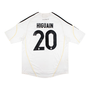 Real Madrid 2009-10 Home Shirt (Higuain #20) ((Good) XL)_0