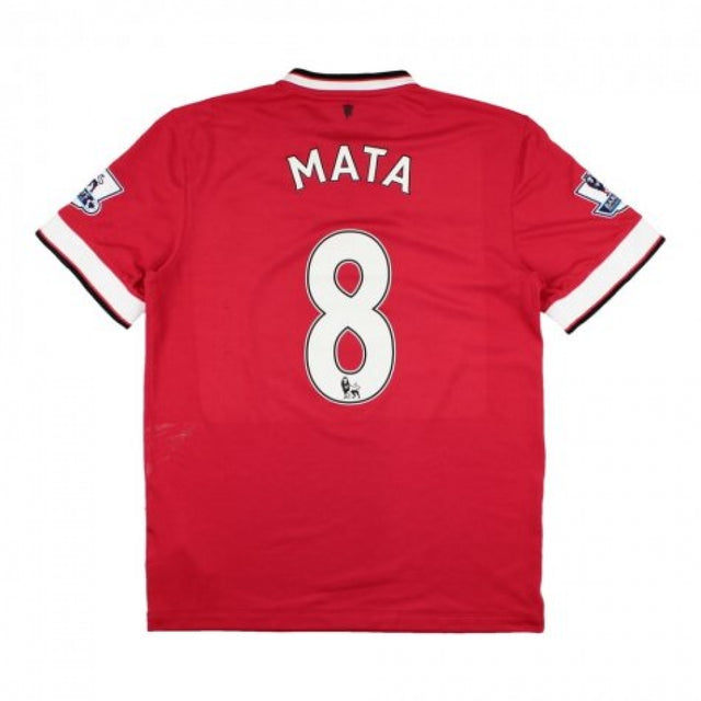 Manchester United 2014-15 Home Shirt (Mata #8) ((Good) M)_0