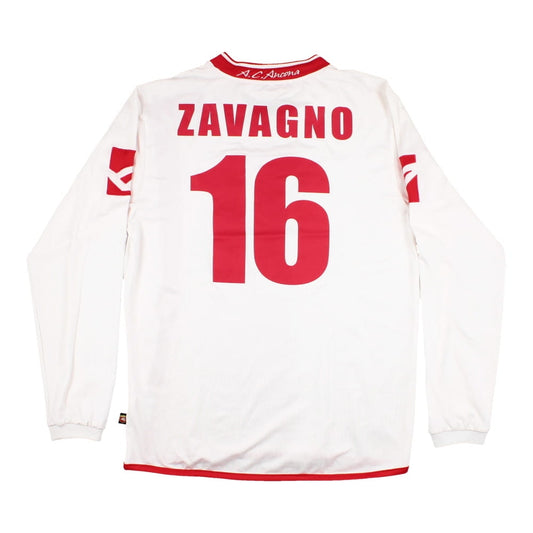 Ancona 2009-2010 Away Shirt LS (Zavagno #16) ((Very Good) XL)_0