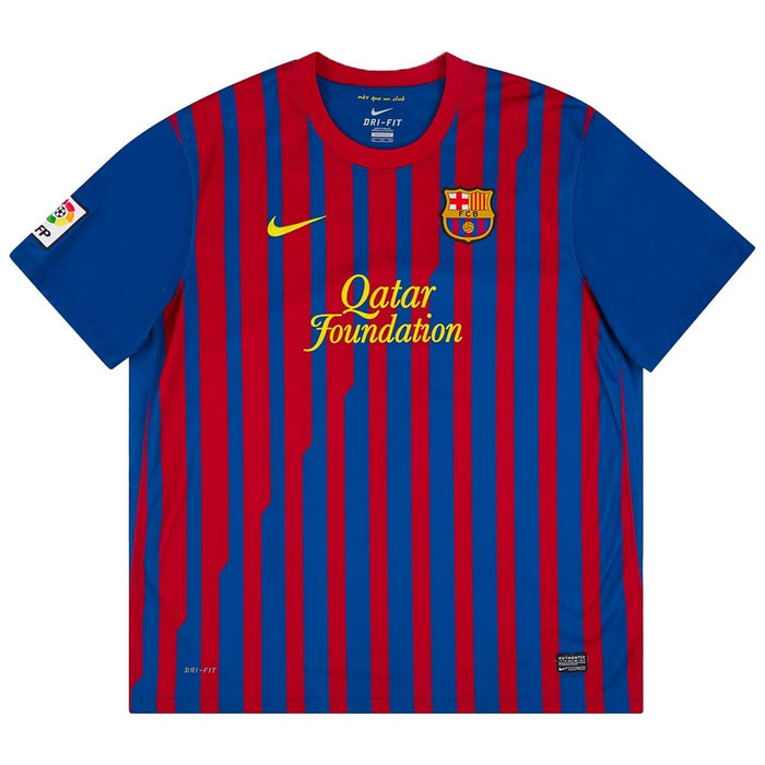 Barcelona 2011-12 Home Shirt ((Fair) M)