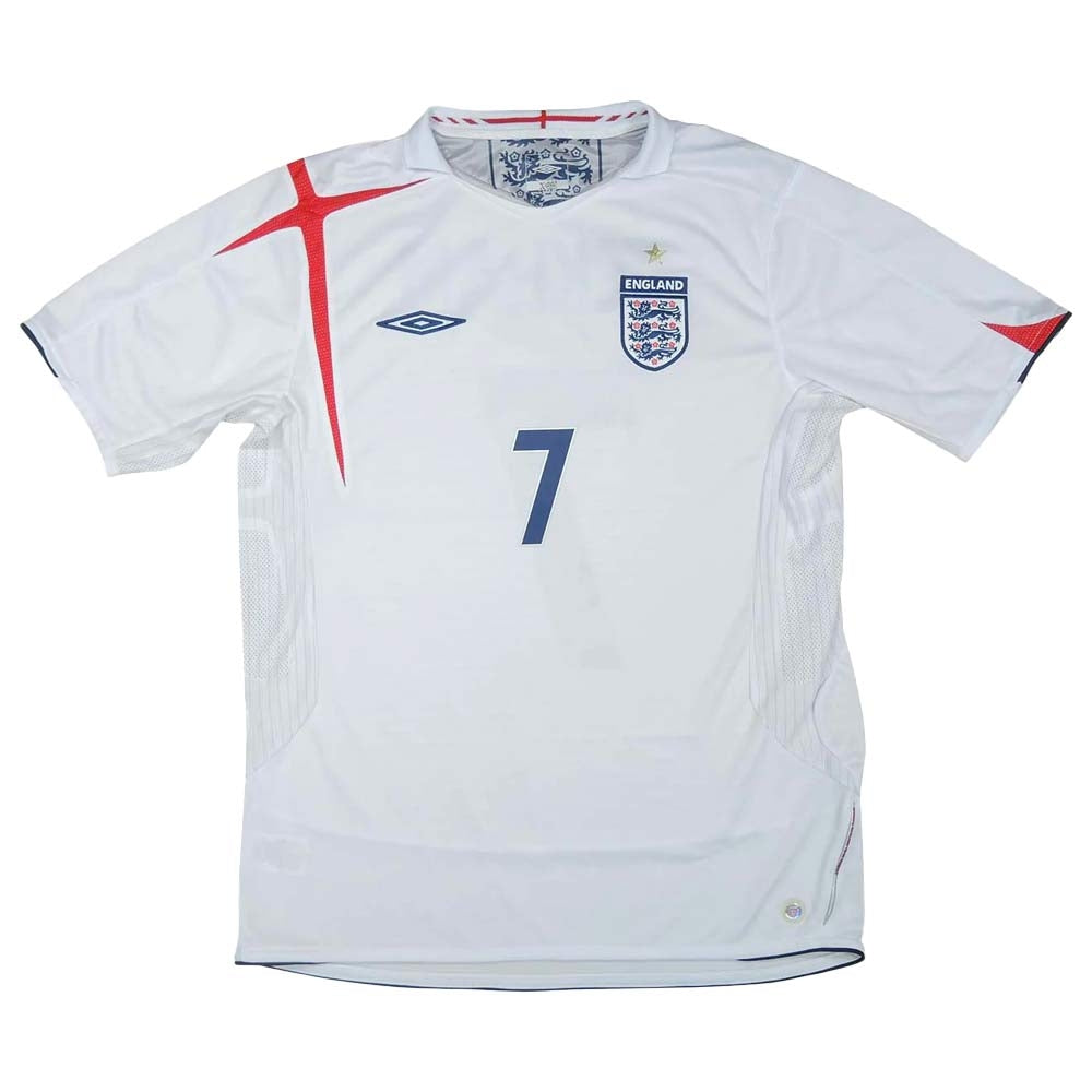 England 2006-08 Home Shirt (Beckham #7) ((Excellent) XXL)_1