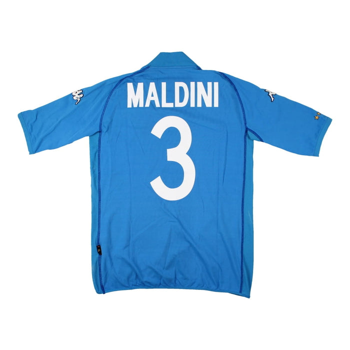 Italy 2000-02 Home Shirt (Maldini #3) ((Good) XL)