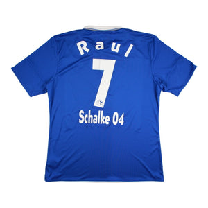 Schalke 2010-12 Home Shirt (Raul #7) (Excellent)_0