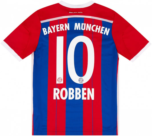 Bayern Munich 2014-15 Home Shirt (Robben #10) (Excellent)_0