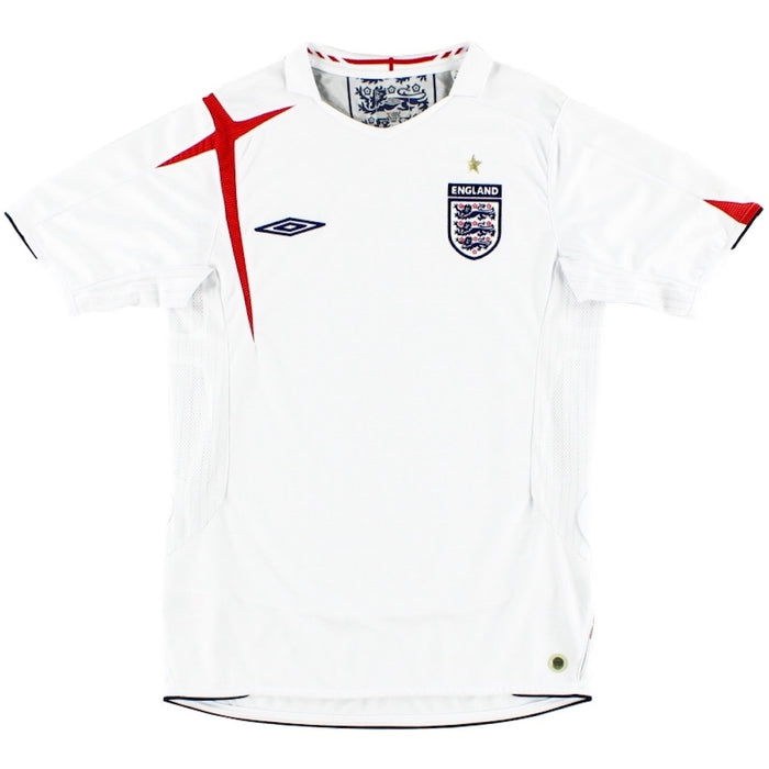 England 2005-2007 Home Shirt (XXL) (Mint)