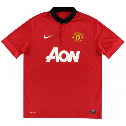 Manchester United 2013-14 Home Shirt (L) (Excellent)_0