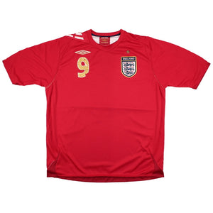 England 2006-08 Away Shirt (Rooney #9) (XL) (Good)_1