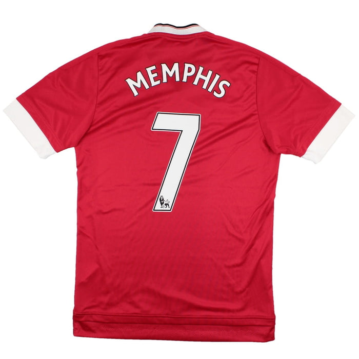 Manchester United 2015-16 Home Shirt (Memphis #7) (S) (Very Good)