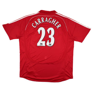 Liverpool 2006-08 Home Shirt (Carragher #23) (2XL) (Excellent)_0