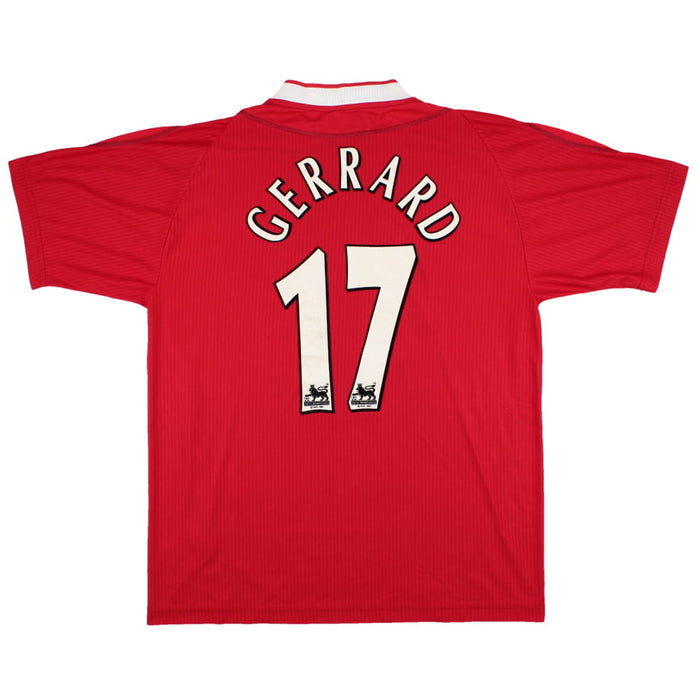 Liverpool 2002-04 Home Shirt (Gerrard #17) (M) (Excellent)