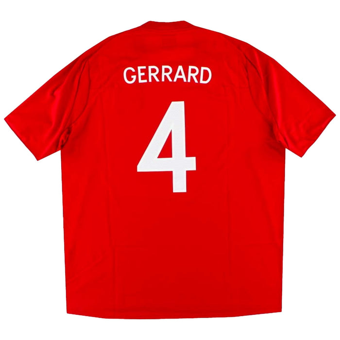 England 2010-11 Away Shirt (Gerrard #4) (M) (Excellent)