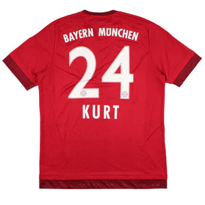 Bayern Munich 2015-16 Home Shirt (L) Kurt #24 (Very Good)_0