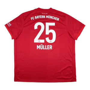 Bayern Munich 2019-20 Home Shirt (3XL) Muller #25 (Mint)_0