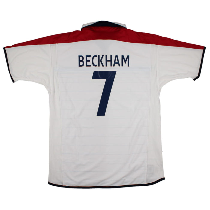 England 2003-05 Home Shirt (L) Beckham #7 (Excellent)