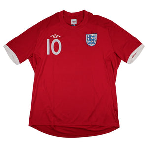 England 2010-11 Away Shirt (XL) Rooney #10 (Excellent)_1