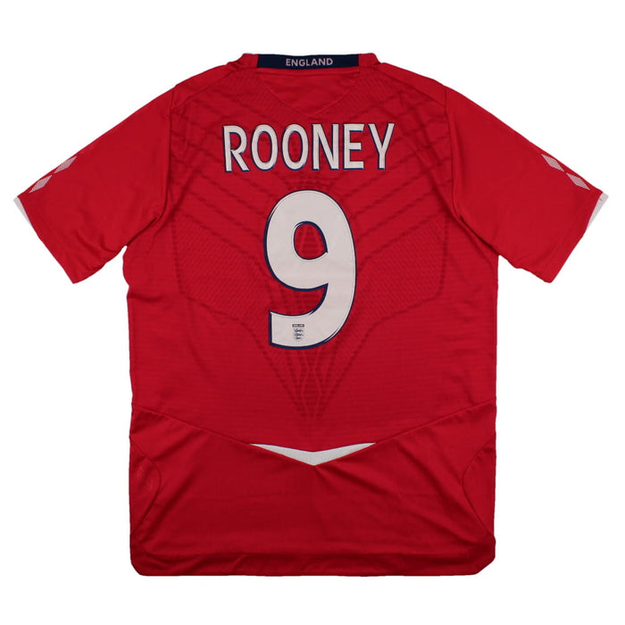 England 2008-10 Away Shirt (M) Rooney #9 (Excellent)