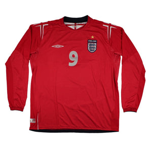 England 2004-06 Away Shirt (XL) Rooney #9 (Very Good)_1