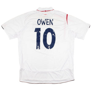 England 2005-07 Home Shirt (XL) Owen #10 (Good)_0