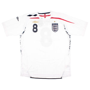 England 2007-09 Home Shirt (XL) Lampard #8 (Fair)_1