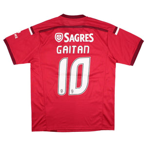 Benfica 2014-15 Home Shirt (L) Gaitan #10 (Very Good)_0