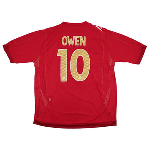 England 2006-08 Away Shirt (XL) Owen #10 (Excellent)_0