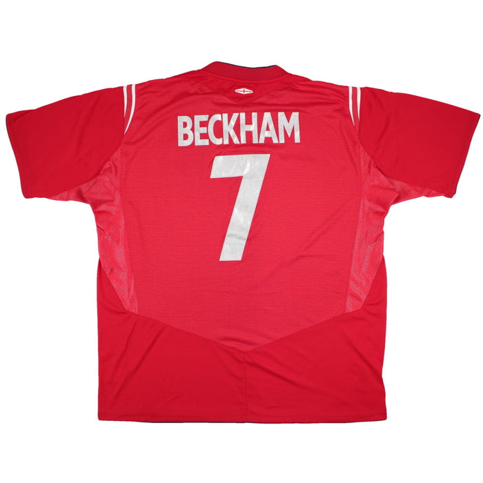 England 2004-06 Away Shirt (XXL) Beckham #7 (Very Good)