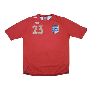 England 2006-08 Away Shirt (Walcott #23) (XL) (Excellent)_1