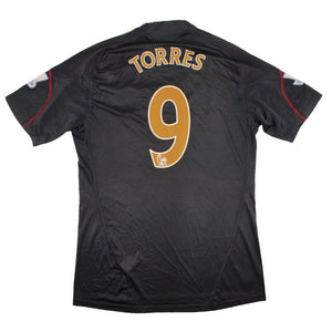 Liverpool 2009-10 Away Shirt (M) Torres #9 (Good)_0